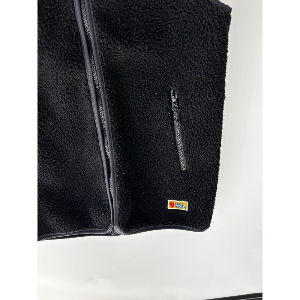 FjallRaven Vardag Pile Fleece Vest Black Womens XS - Picture 3 of 11